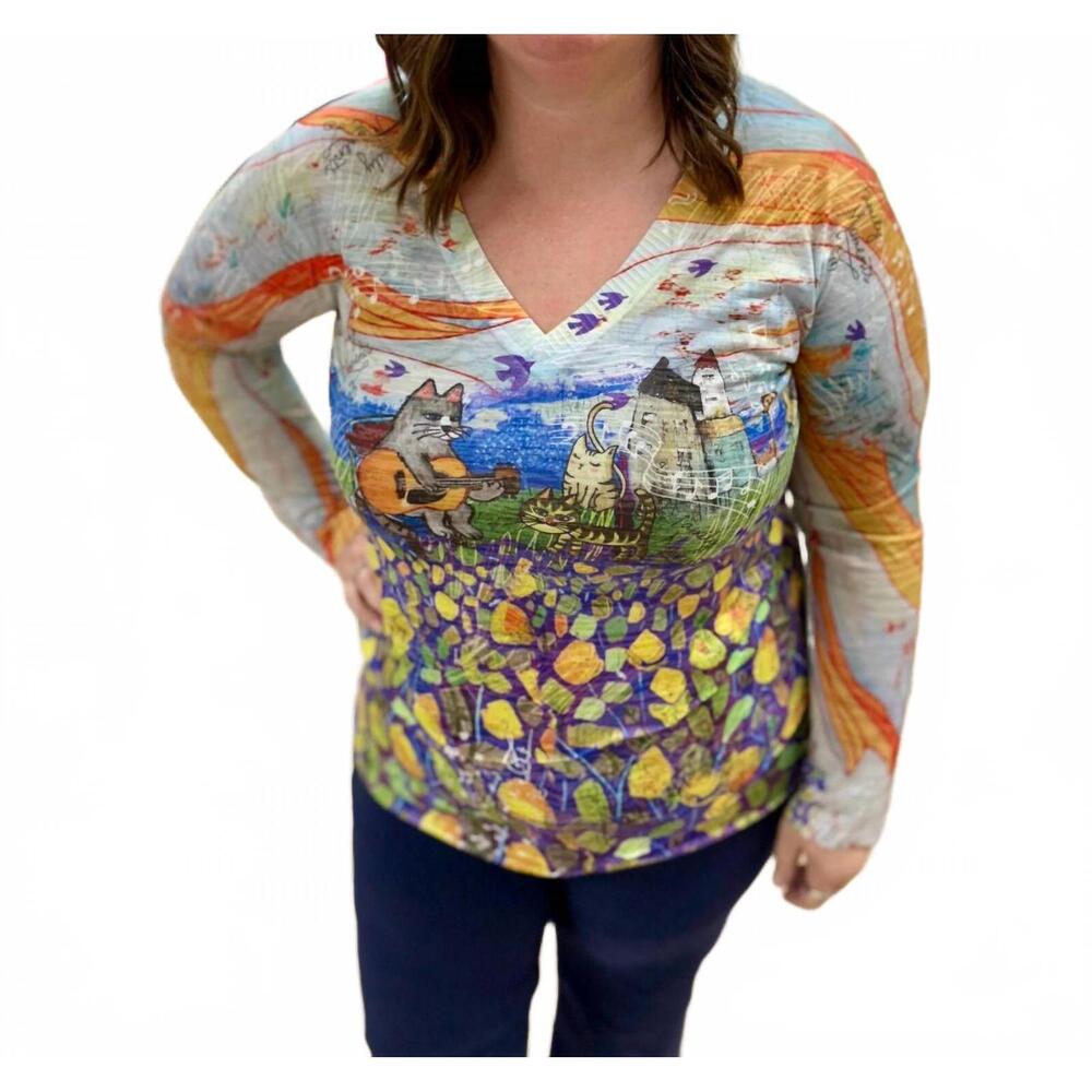 NEW INOAH treasured moments top in yellow